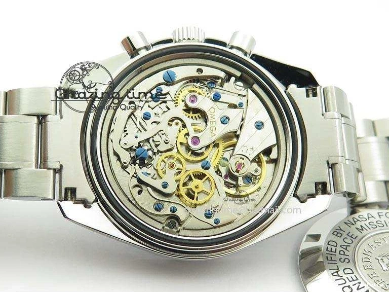 1222 Speedmaster SS 2013 Pro Racing On SS Bracelet Manual Winding Chrono Movement UrbanStyle 8230